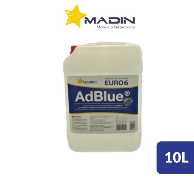 Dung dịch xử lý khí thải động cơ diesel Madin Adblue can 10 lít