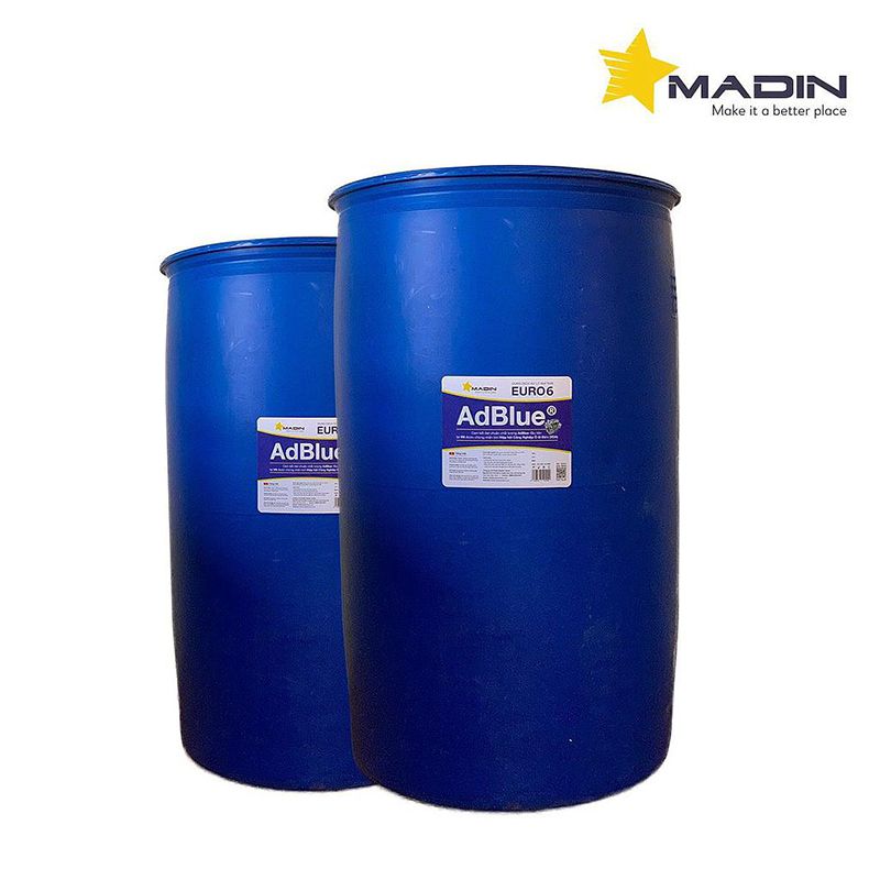 Dung Dịch Xứ Lý Khí Thải Động Cơ Madin Adblue phuy nhựa 200 lít